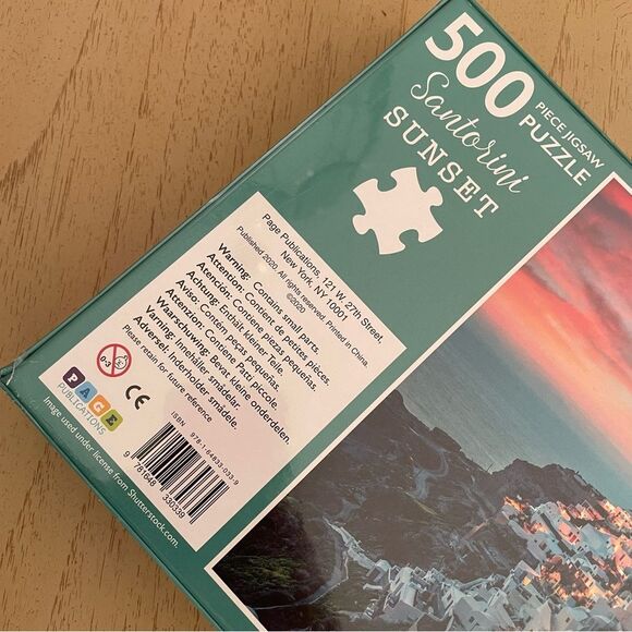 NWT Santorini Sunset 500 Piece Puzzle - Picture 4 of 5